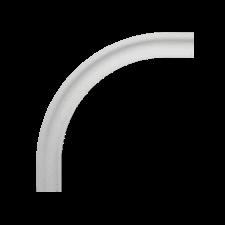 Фасадная лепнина арочное обрамление 4.87.031 Европласт