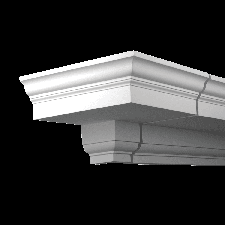 Фасадная лепнина внешний угол 4.01.111 Европласт