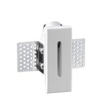 7082/3WL HIGHTECH ODL25 339 Подсветка лестницы прямоугольная металл/гипс IP20 LED 3W 3000K 220V GIPS