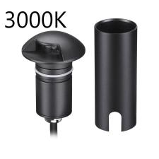 6662/1GL3 NATURE ODL25 691 черный/металл Встраиваемый грунтовый светильник IP67 LED 3W 3000K 75° 12V/24V WALD (нужен драйвер 357781/357782)