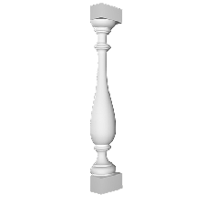 Фасадная лепнина полубалясина 4.71.111 Европласт