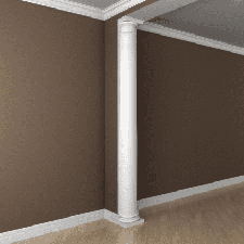 Фасадная лепнина полуколонна 4.10.103 Европласт