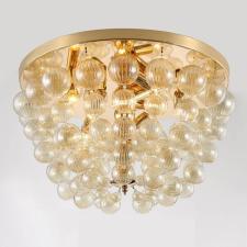 Люстра потолочная Crystal Lux Mallorca PL8 Gold/Amber