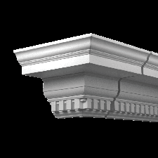 Фасадная лепнина внешний угол 4.01.312 Европласт