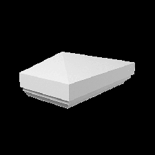 Фасадная лепнина полукрышка пирамида 4.76.211 Европласт