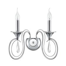 8032/2W CLASSI LN26 084 металл/хрусталь, хром/прозрачный Бра E14 2*40W 220V LAOKA