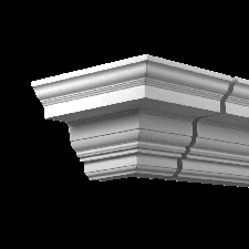 Фасадная лепнина внешний угол 4.32.312 Европласт