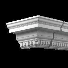 Фасадная лепнина внешний угол 4.32.311 Европласт