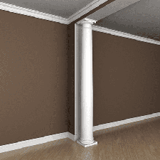 Интерьерная лепнина колонна 1.30.103 Европласт