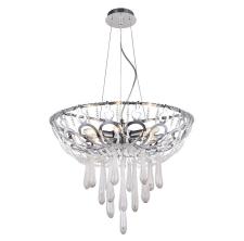 Люстра подвесная Crystal Lux Dorotea SP6 D600 Chrome