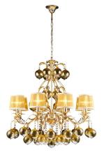 Подвесные люстра подвесная arte lamp monarch a1199lm-8go