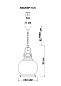 Подвесной светильник Arte Lamp NAUTILUS A8025SP-1CK