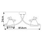 Люстра потолочная Arte Lamp FABIA A1565PL-5WG