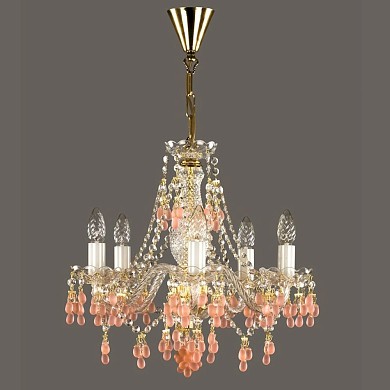 Хрустальная люстра ArtGlass Crystal Exclusive ROSANA VI. VINO ROZALIN