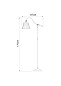 Торшер для чтения Arte Lamp SEVILLE A1509PN-1PB