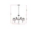Люстра подвесная Arte Lamp Ciondolo A5676LM-8WG
