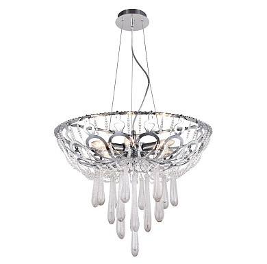 Люстра подвесная Crystal Lux Dorotea SP6 D600 Chrome