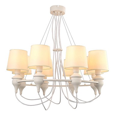 Люстра подвесная Arte Lamp Sergio White A3326LM-8WH