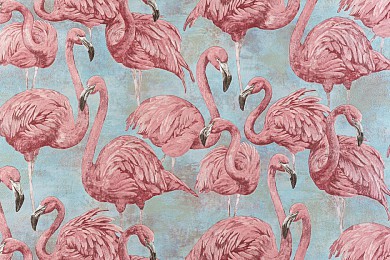 обои артекс ovk design sirpi nature фламинго 10364-03