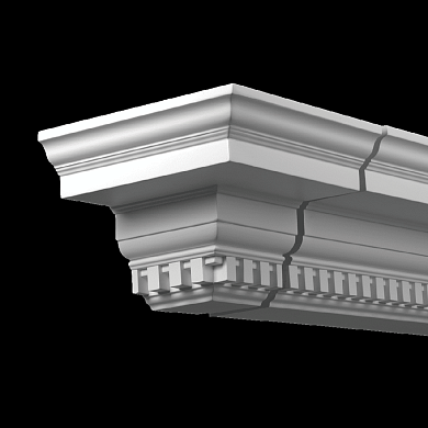 Фасадная лепнина торцевой элемент 4.31.332 Европласт