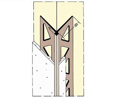 кромочный профиль для обоев protektor угловой 3790