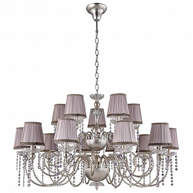 Люстра Crystal Lux Alegria Silver Alegria SP10+5 Silver-Brown