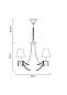 Люстра подвесная Arte Lamp Armonico A5008LM-5GO
