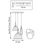 Люстра подвесная Lightstar Agola 810133
