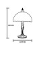 Настольная лампа Arte Lamp FLORIZEL A3165LT-1BG