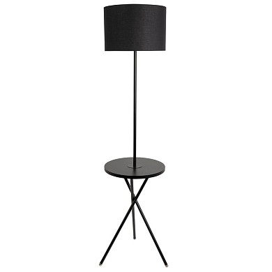 Торшер со столиком Arte Lamp Combo A2070PN-1BK